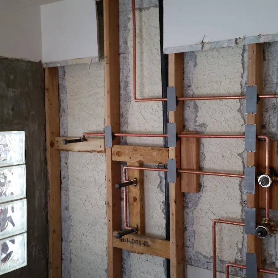 Copper pipe installation for Burst Pipe Repair in Wolfforth